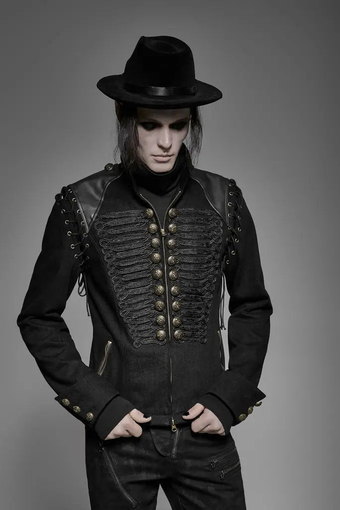 Gothic Men's Jackets | Dark Alternative Outerwear | Punk Rave