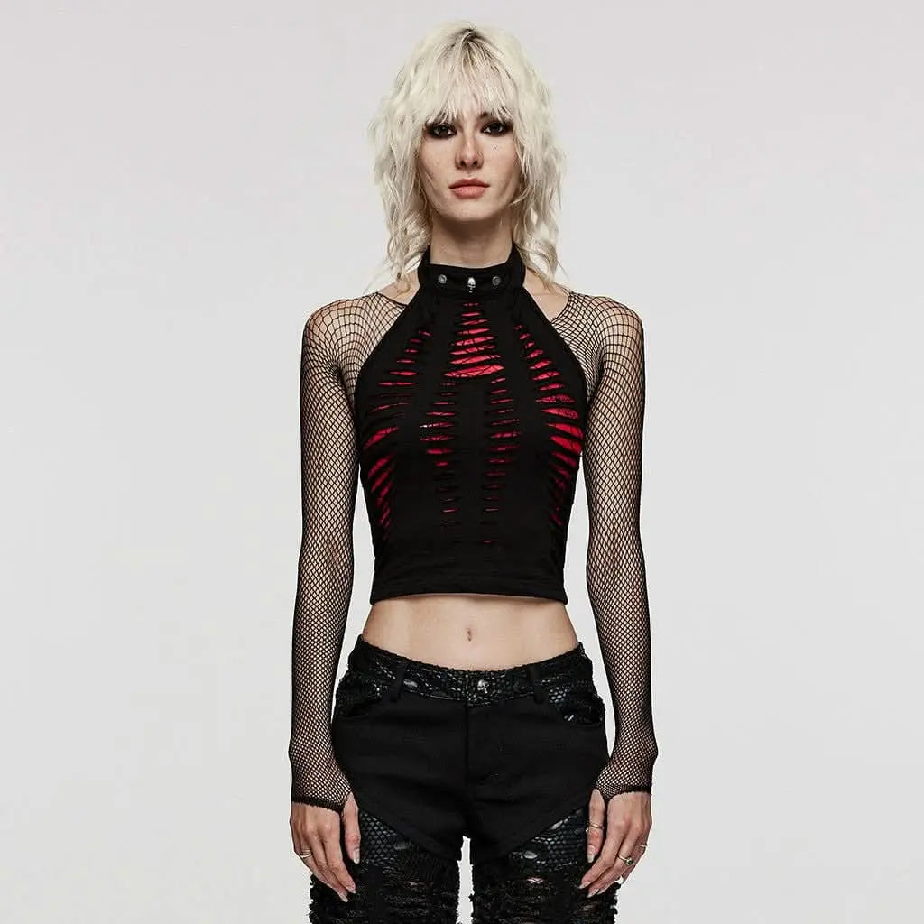 Bathory - Punk Halterneck Top - PunkRave