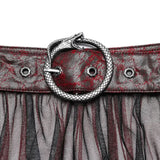 Chroma Tiered Skirt (Red Eye) My Store