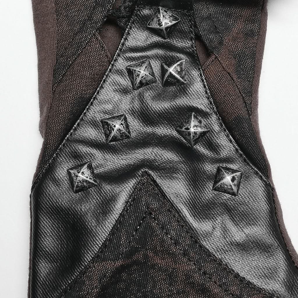 Dark Descent - PU Gloves - PunkRave