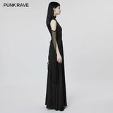 Gothic Majesty Maxi Dress - PunkRave