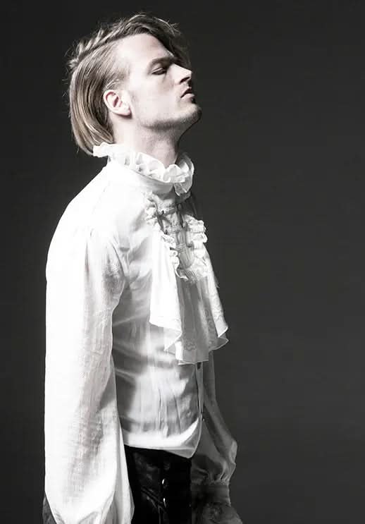 Gothic Ruffled shirt - PunkRave