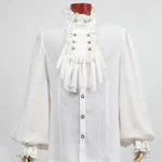 Gothic Ruffled shirt - PunkRave