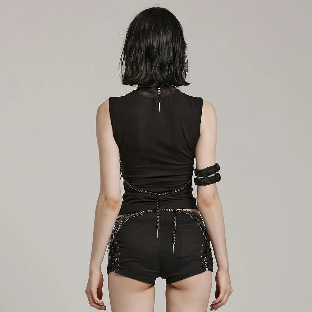 Heaven's Fall Chain Body Harness - PunkRave