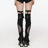 Hierophant PU Leg Warmers PunkRave