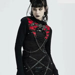 Incubus Short Hoodie With Chains - PunkRave