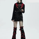 Incubus Short Hoodie With Chains - PunkRave