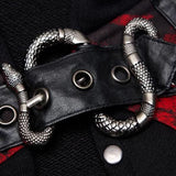 Incubus Short Hoodie With Chains - PunkRave