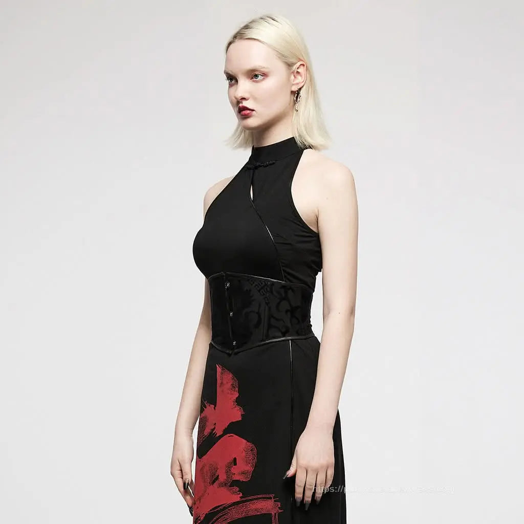 Lost Heaven Printed Corset - PunkRave