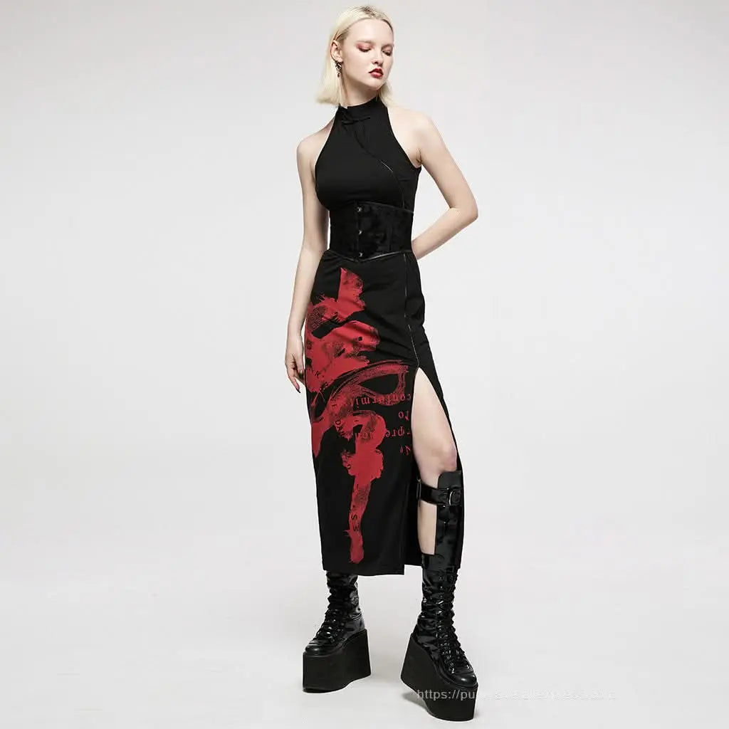 Lost Heaven Printed Corset - PunkRave