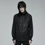 Malignance Sheer Floral Button Up Shirt - PunkRave