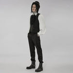 Midnight Mirage Peasant Shirt - White - PunkRave
