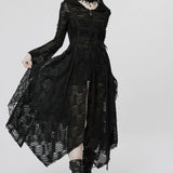 Neon Nightfall Distressed Coat - PunkRave