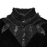 Owl Creek Velvet Dress - Black - PunkRave