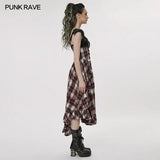 Rebel Chic Plaid Dress - PunkRave