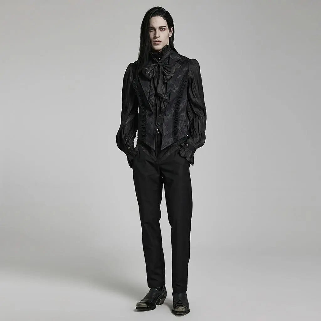 Sargeist Printed Waistcoat - PunkRave