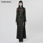 Shadowed Arachnid Maxi Dress - PunkRave