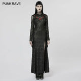 Shadowed Arachnid Maxi Dress - PunkRave
