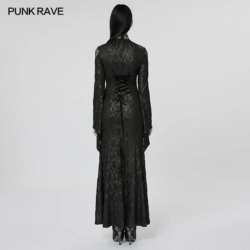 Shadowed Arachnid Maxi Dress - PunkRave