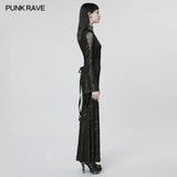 Shadowed Arachnid Maxi Dress - PunkRave