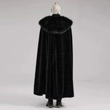 Sherpa Fur Collar Cape - PunkRave