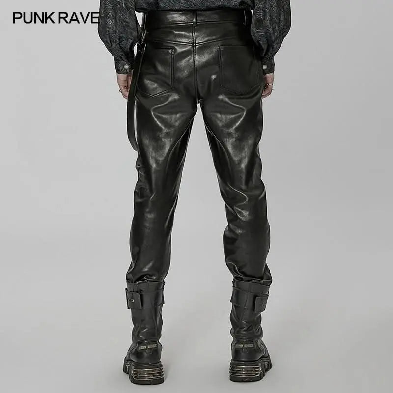 Urban Rebel PU Leather Pants - PunkRave