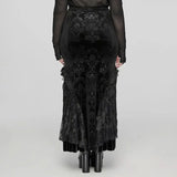 Vehemence Velvet Skirt - PunkRave
