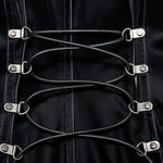 Visions Of China Mini Dress - Black & Red - PunkRave