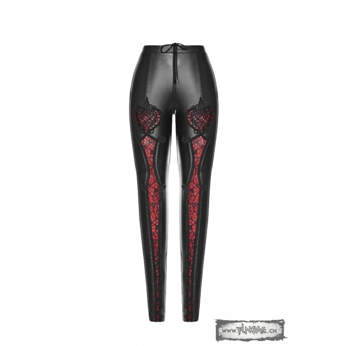 Plus Size Goth Leggings with Printed Cathedral