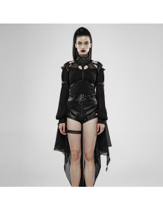 Gothic Mens Women Punk Rave Visual Kei Vest Club fashion clothing vampire  Jacket