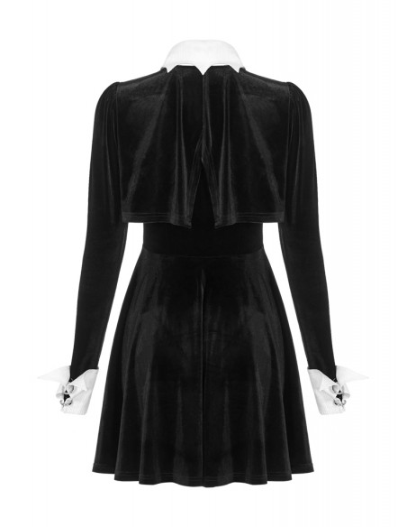 Vampirella Mini Dress - Black & White