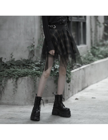 Titania Skirt - Black & Grey