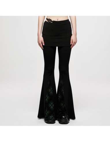 Wicked Games Plaid Trousers (Black)