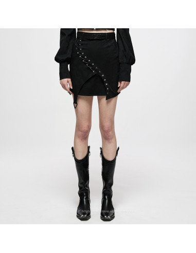 New Wave Mini Skirt (Black)