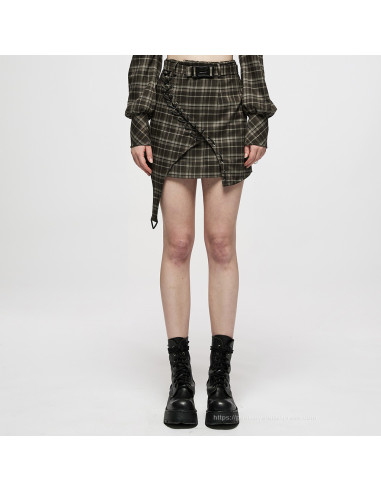 New Wave Mini Skirt - Plaid