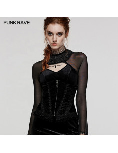 PUNK RAVE Leather Bustier  ANDERSARTIG - Gothic Fashion & Extraordinary  Lifestyle
