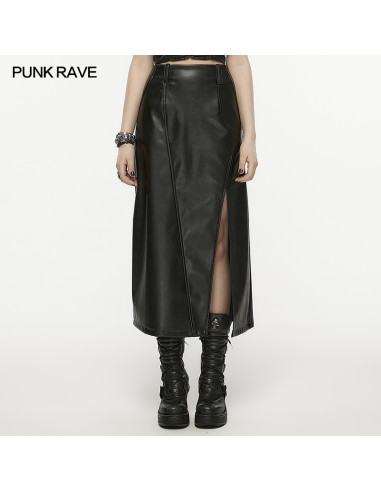 Blade Runaway - Punk High Waisted PU Skirt