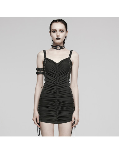 Dystopia Slip Dress (Black)