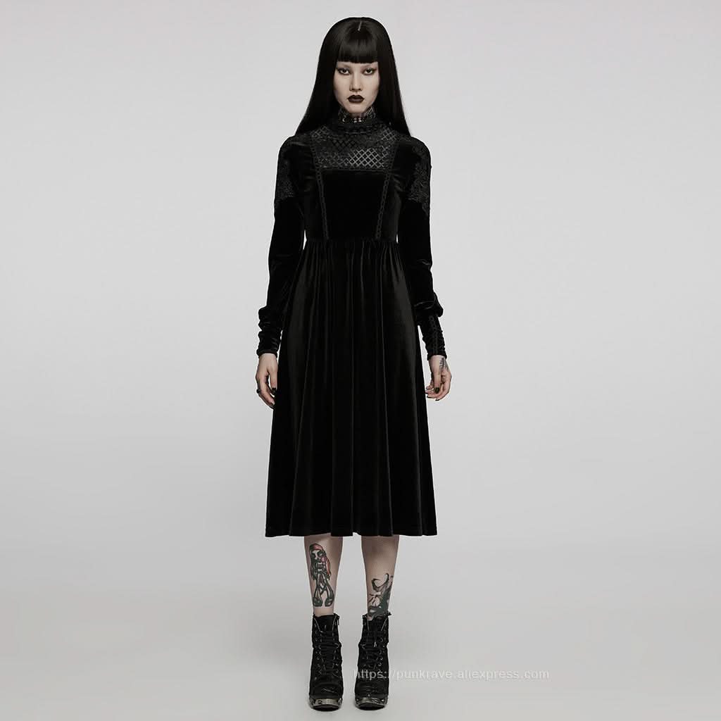 Women-Midi-Dresses PunkRave