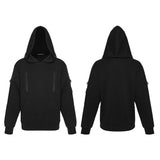 Vigil Men's Gothic Hoodie in Black