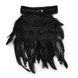 Apophenia Gothic Feather Collar Tie Men's