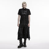 Nightshade Men's Gothic Waistcoat in Black