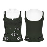 Austral Punk Cutout PU Vest