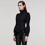 Gothic Renegade Button-Up Top - PunkRave