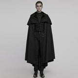 Nadir Gothic Wool Embroidery Cloak Coat Men's