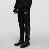 Athair Gothic Embroidered Woven Pants Men's