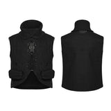 Acheron Victorian Gothic Cyber Armor Top Men's