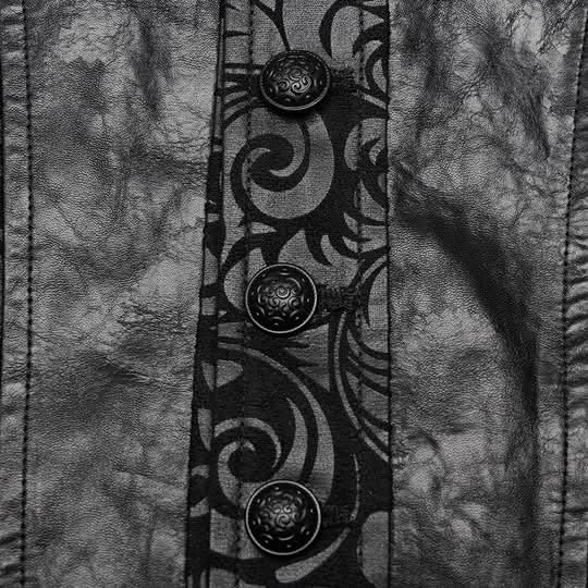 Candlemass Printed Waistcoat - PunkRave