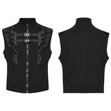 Bitterroot Gothic Buckle Cybergoth Waistcoat Men's