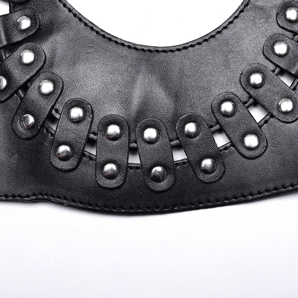 Vampires and Vixens PU Corset with a Choker - PunkRave